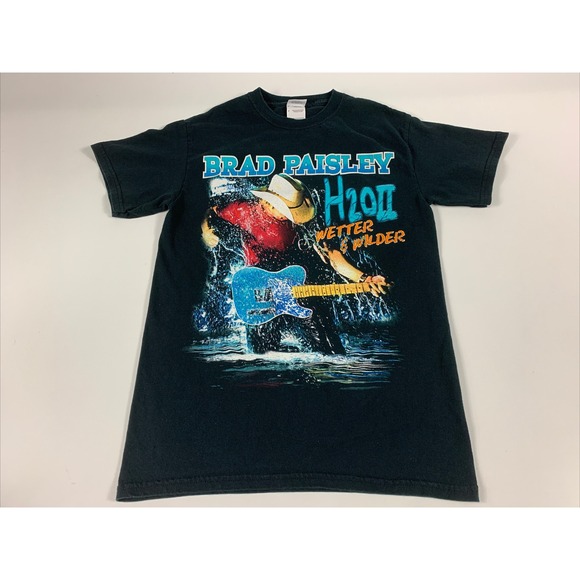 Gildan Other - Brad Paisley Shirt Men's Small Country Music Concert Tour H20II Wetter Wilder